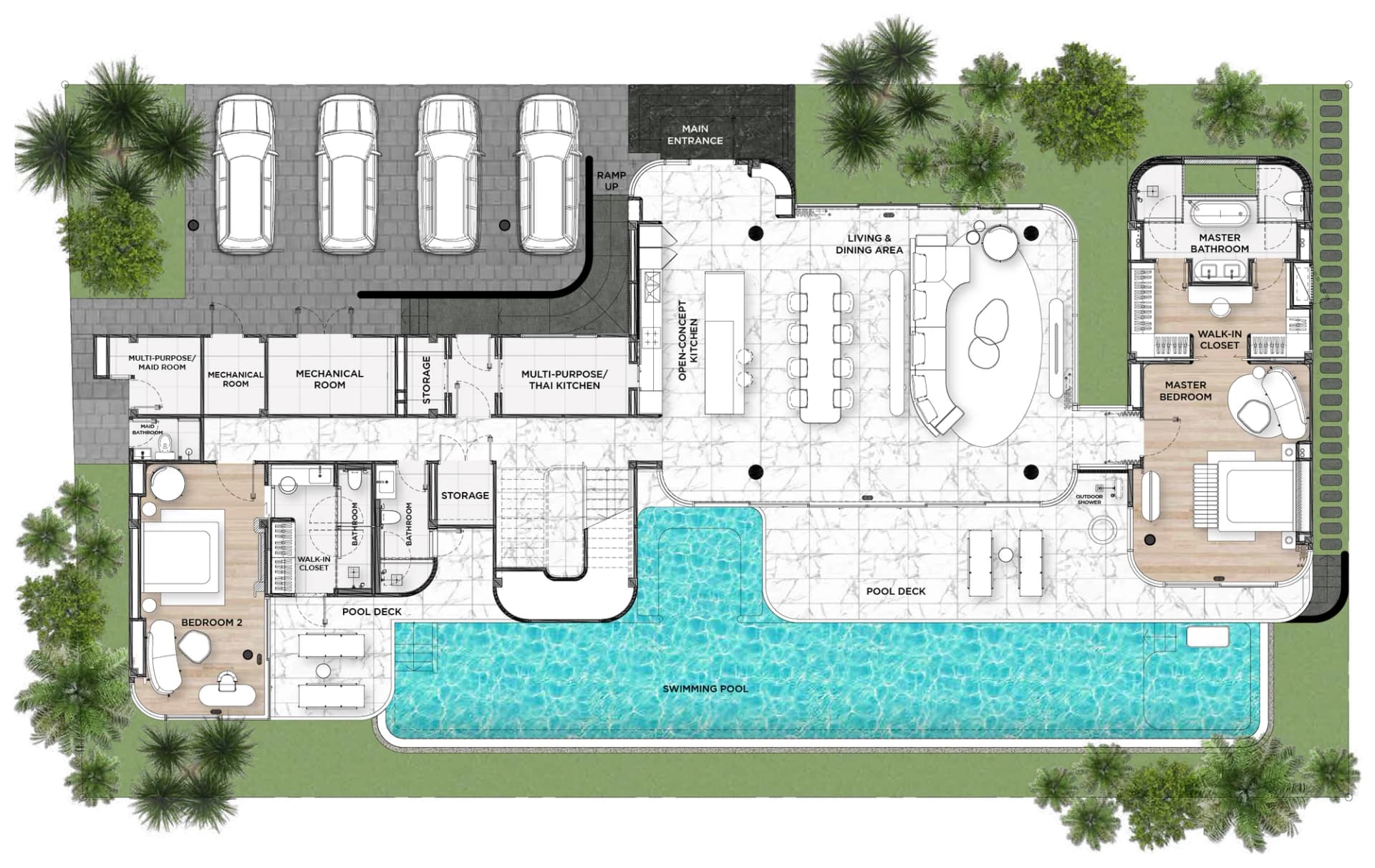 NANDA 4+ floor plan, ground floor