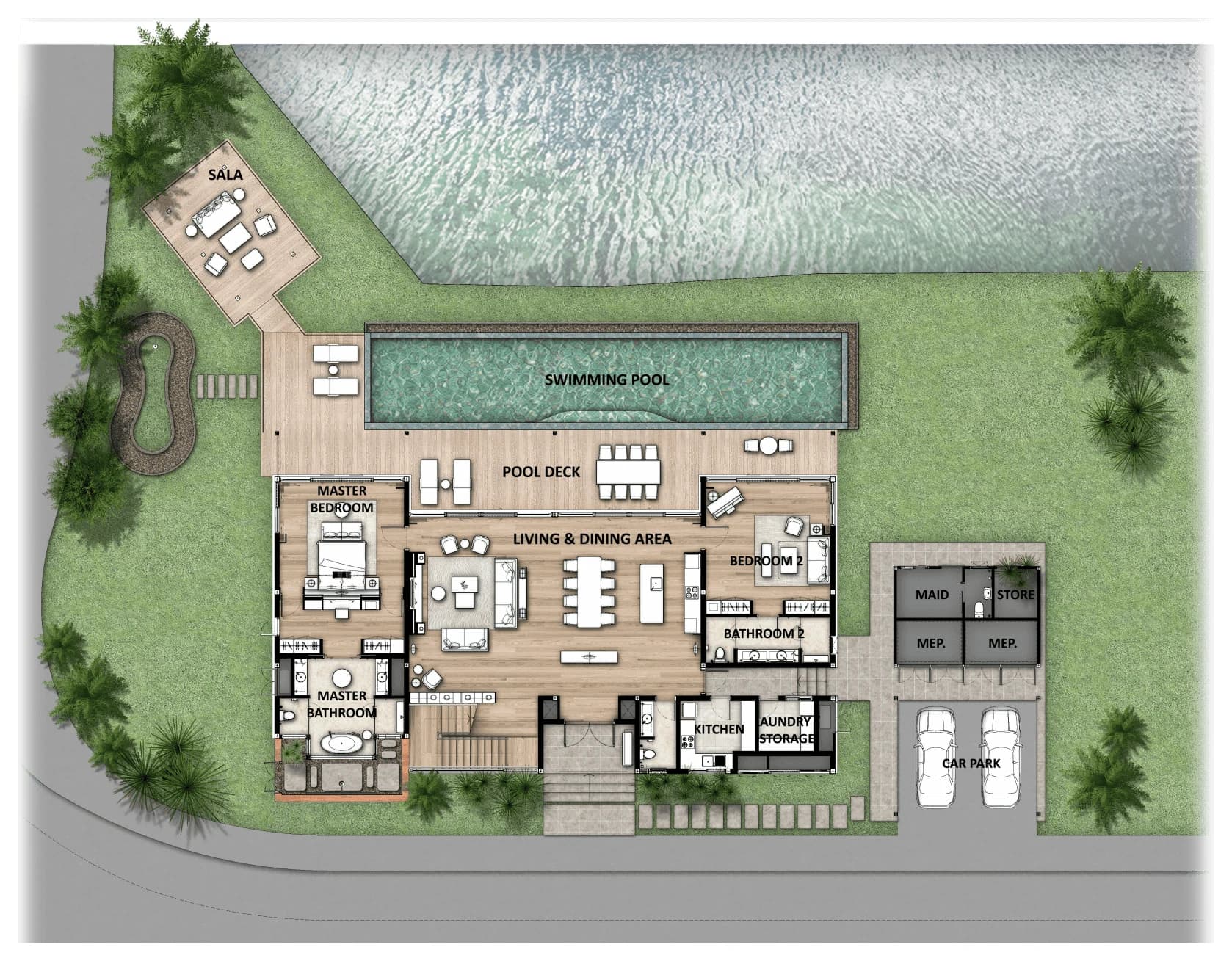 VANA 4 floor plan, ground floor